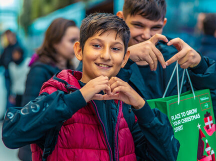 Christmas event for children at Globalsworth tower