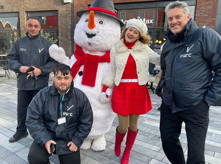 We provided security for rapper Bizzey’s performance