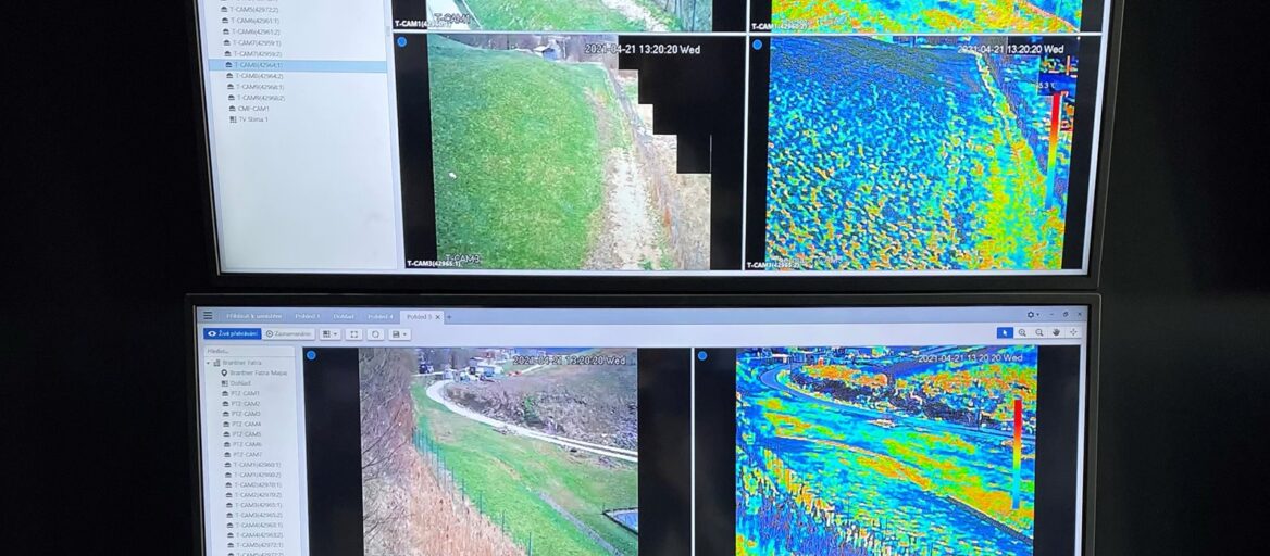Termokamery využívame aj pre zabezpečenie perimetra a ochranu pred požiarom